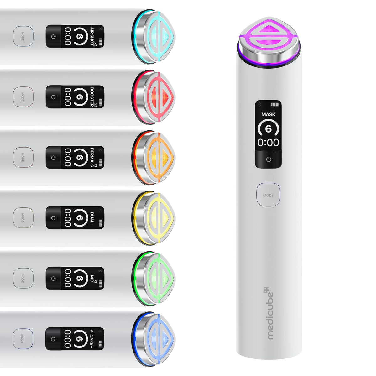 medicube support Pro X2™ front view with LED display