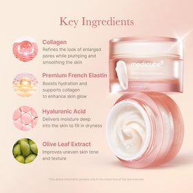 medicube Triple Collagen Cream application on skin