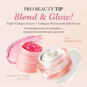 medicube Triple Collagen Cream in a skincare routine