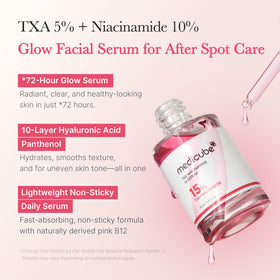 medicube TXA&Niacinamide 15% Glow Serum bottle with label