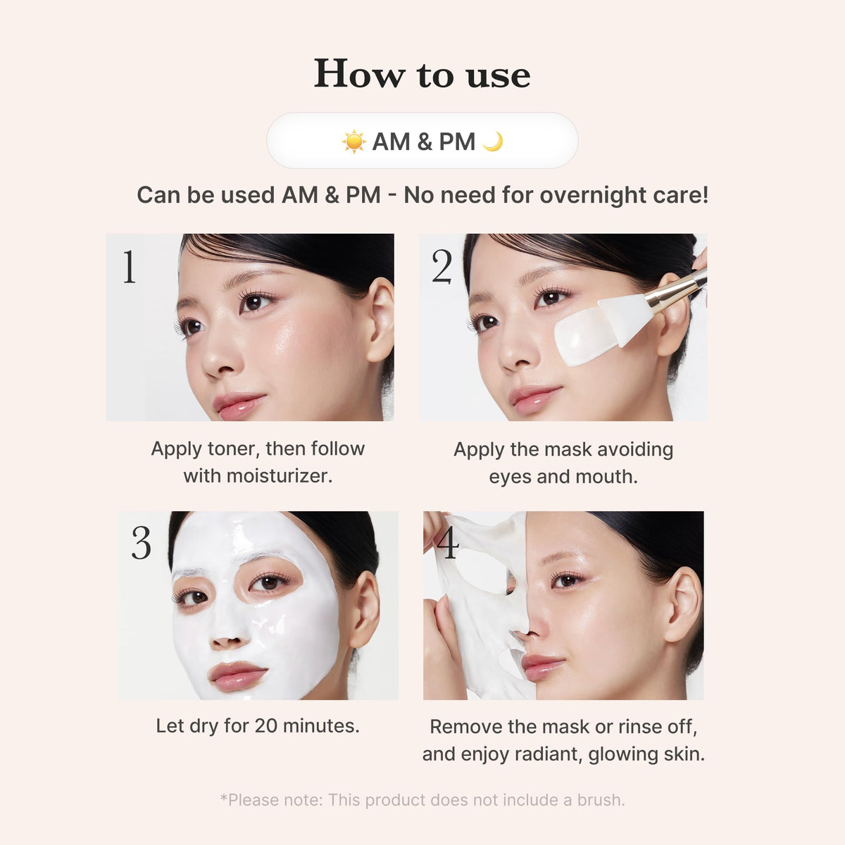 medicube Wrapping Mask Collagen Glazed Milky Glow after use