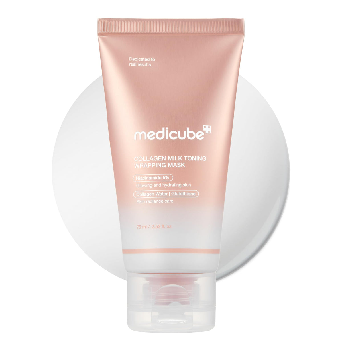 medicube Wrapping Mask Collagen Glazed Milky Glow front view