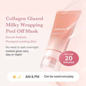 medicube Wrapping Mask Collagen Glazed Milky Glow packaging