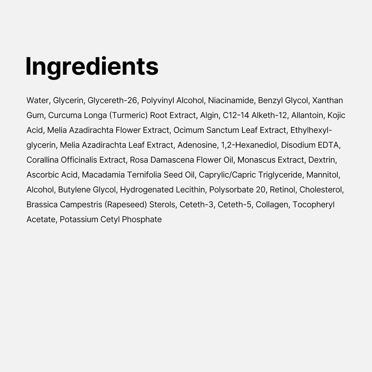 medicube Wrapping Mask Kojic Acid Turmeric after removal