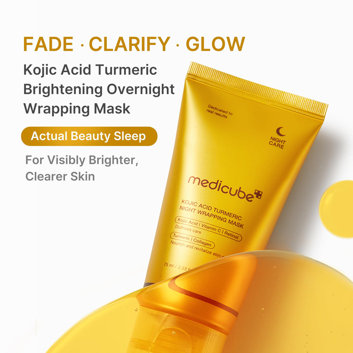 medicube Wrapping Mask Kojic Acid Turmeric packaging
