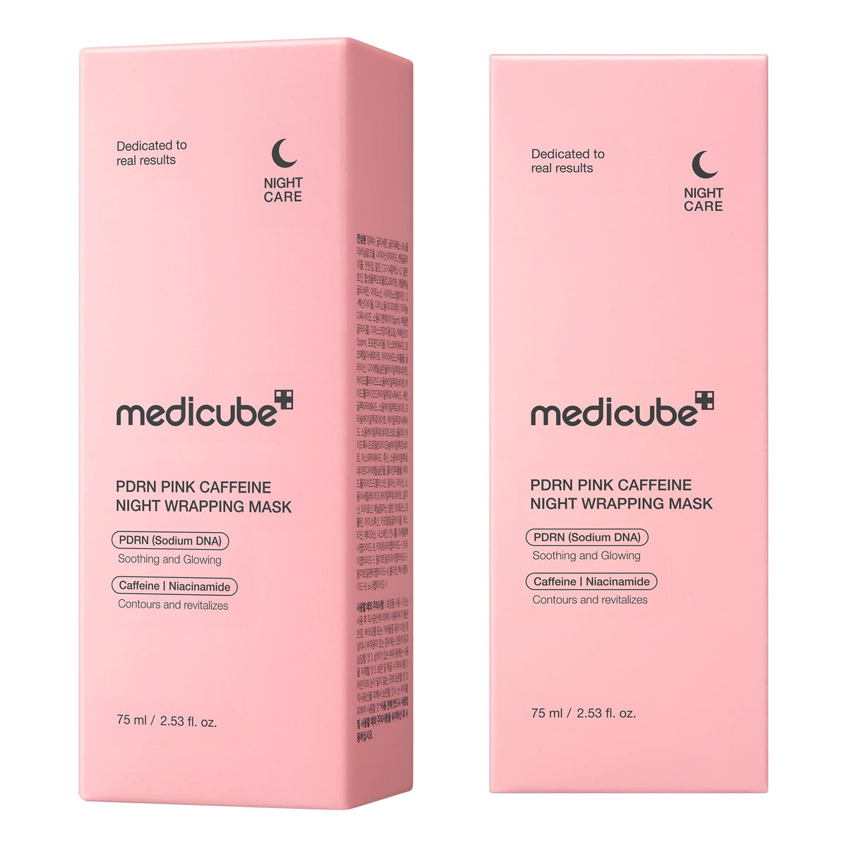 medicube Wrapping Mask PDRN Caffeine with brush