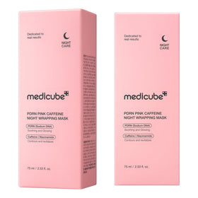 medicube Wrapping Mask PDRN Caffeine with brush