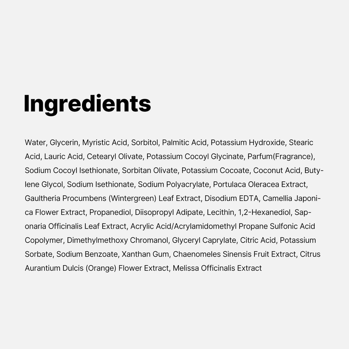 medicube Zero Foam Cleanser with natural ingredients