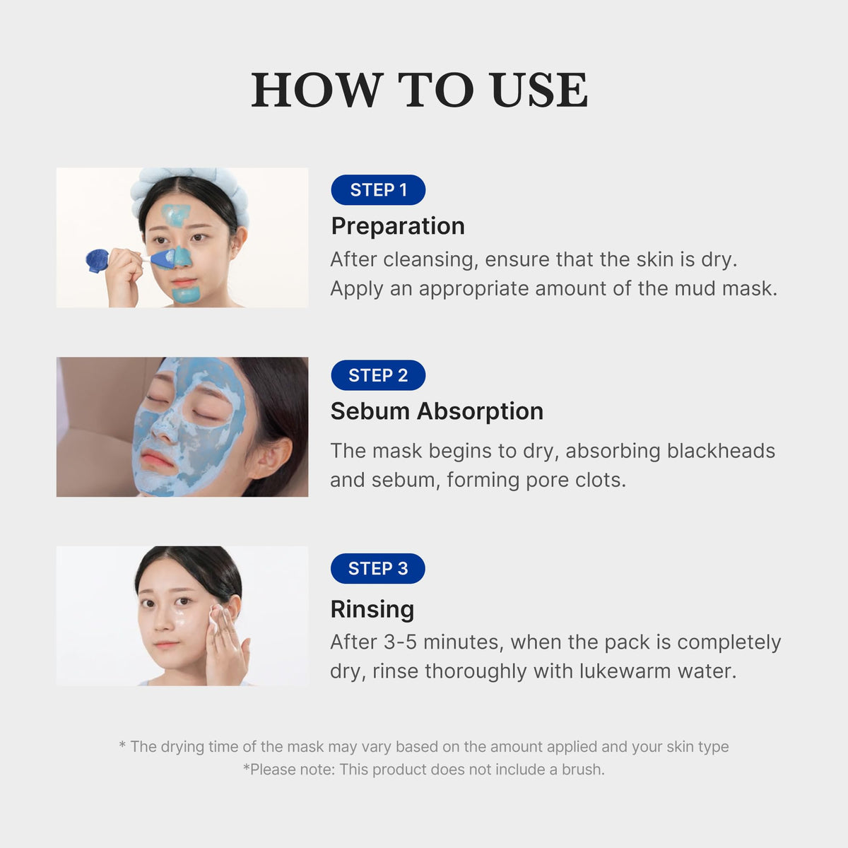 medicube Zero Pore Blackhead Mud Mask side view