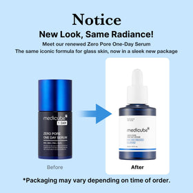 Medicube Zero Pore One-day Serum 1.01 fl. oz back view