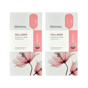 MEDIHEAL Collagen Essential Face Mask front view packaging