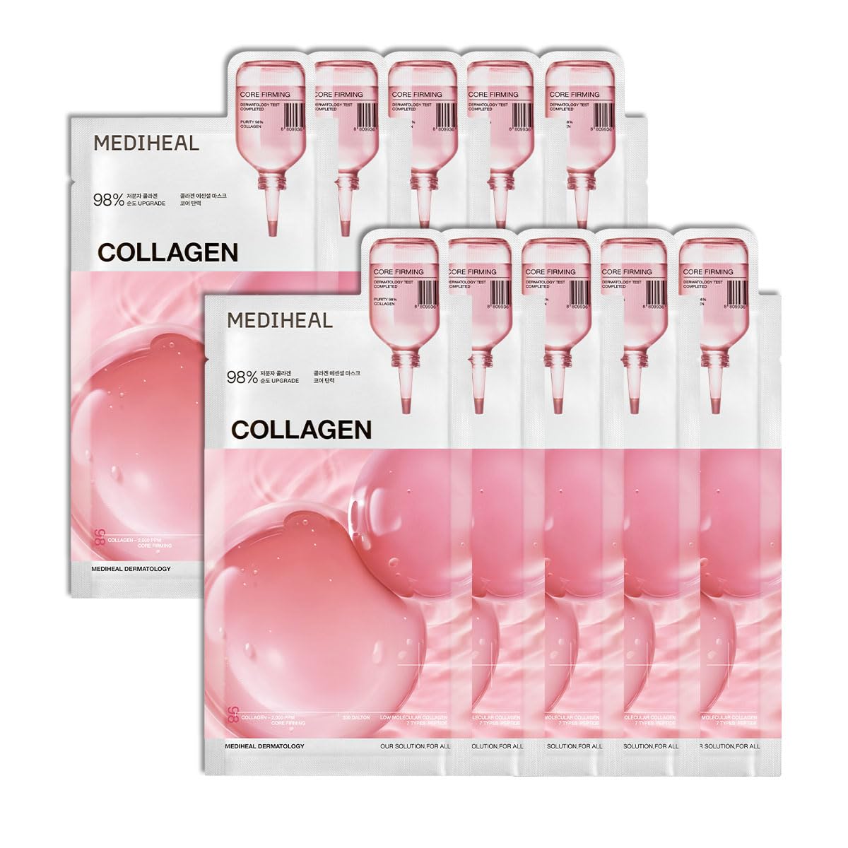 MEDIHEAL Collagen Essential Face Sheet Mask package front view