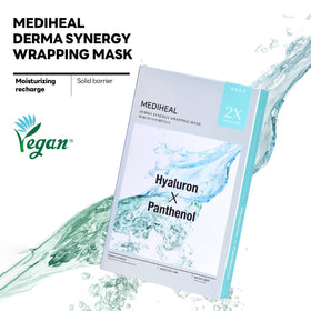 MEDIHEAL Derma Synergy Wrapping Mask close-up of sheet