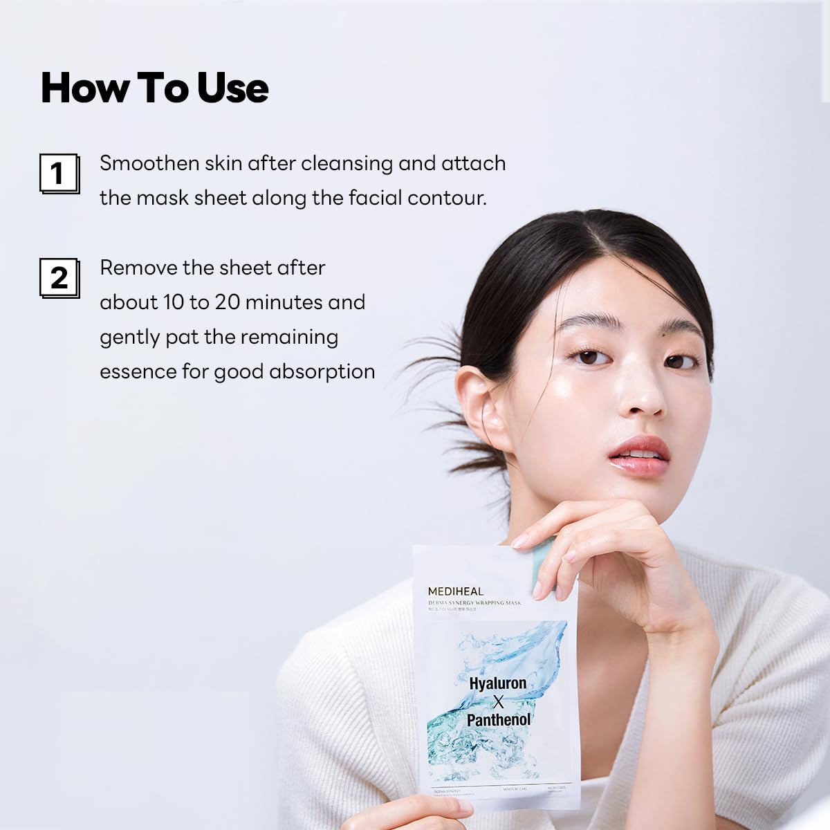 MEDIHEAL Derma Synergy Wrapping Mask texture detail
