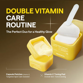 MEDIHEAL eye patches with skincare products