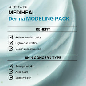 MEDIHEAL Madecassoside Derma Modeling Pack application on skin