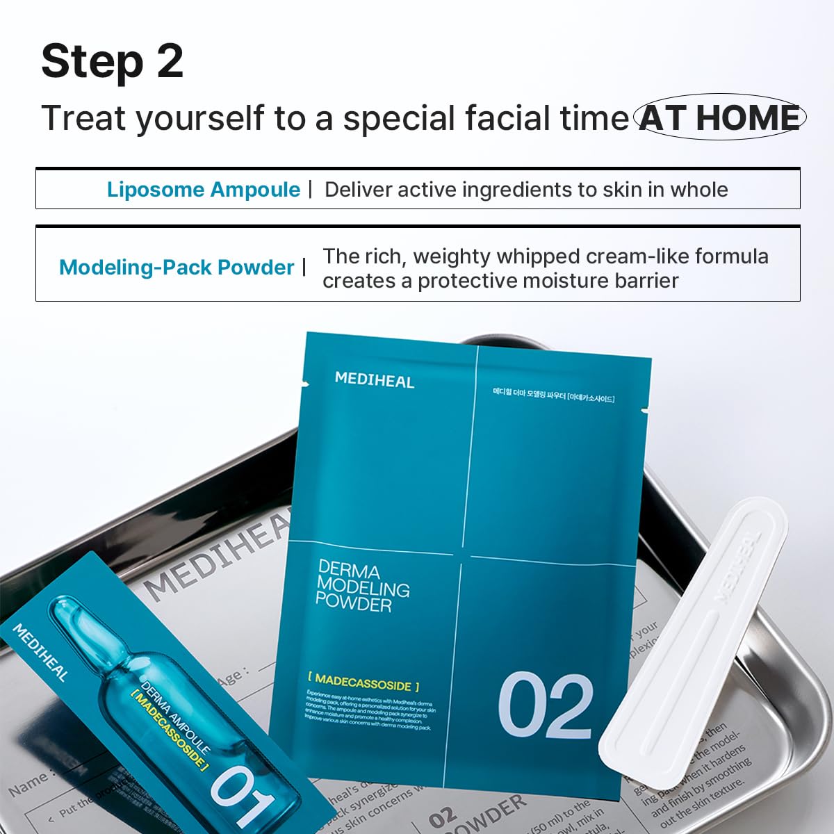MEDIHEAL Madecassoside Derma Modeling Pack with modeling powder