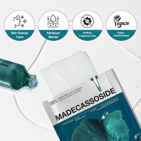MEDIHEAL Madecassoside Essential Face Sheet Mask with soothing elements