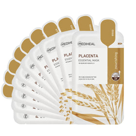 MEDIHEAL Placenta Essential Face Mask packaging front view
