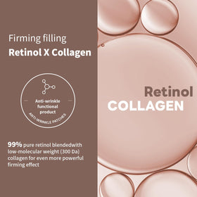 MEDIHEAL Retinol Collagen Ampoule Lifting Mask in use on a model