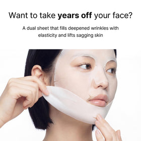 MEDIHEAL Retinol Collagen Ampoule Lifting Mask with ampoule detail