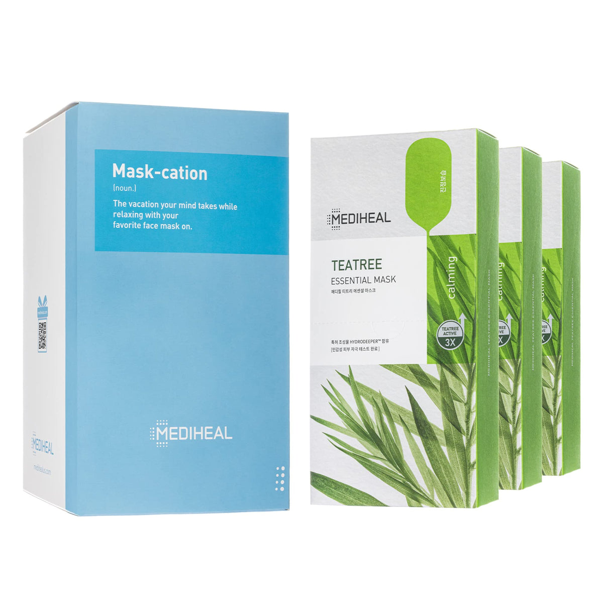 MEDIHEAL Tea Tree Essential Blemish Control Mask Jumbo Pack front view