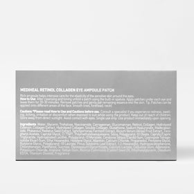 MEDIHEAL Under Eye Patches with ingredients highlighted