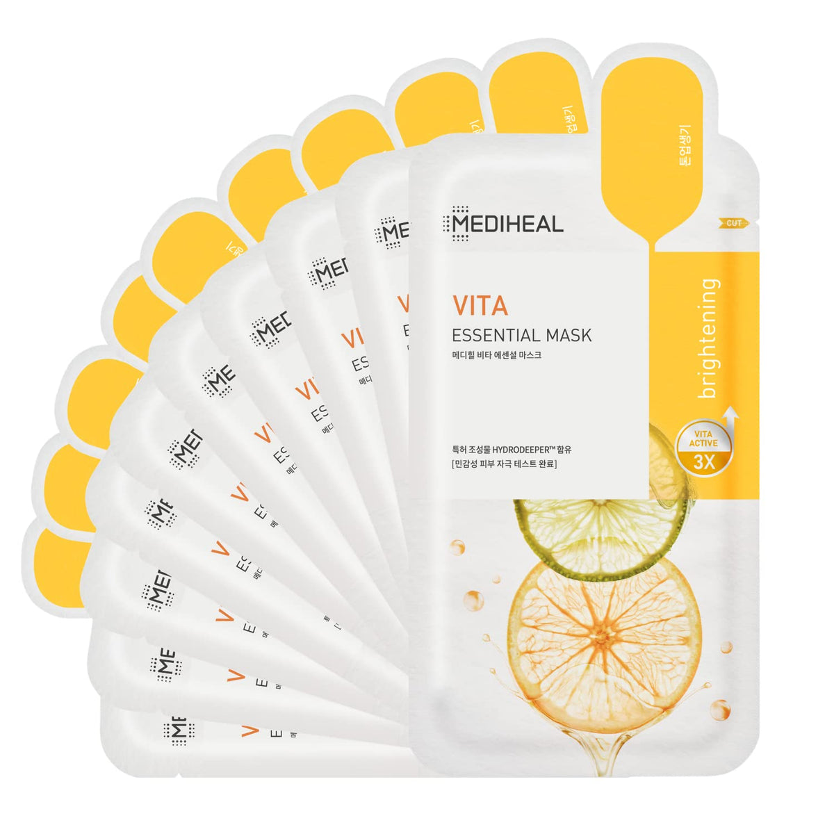 MEDIHEAL Vita Essential Face Mask packaging front view