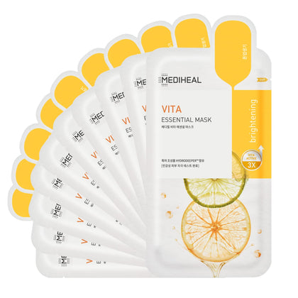 MEDIHEAL Vita Essential Face Mask packaging front view