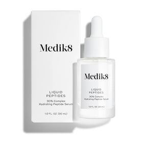 Medik8 Liquid Peptides front view of the serum bottle