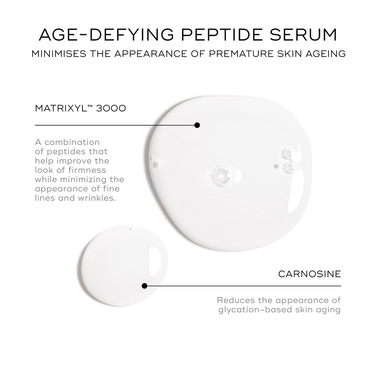 Medik8 Liquid Peptides serum on a marble countertop