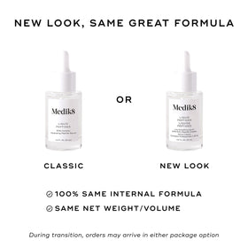 Medik8 Liquid Peptides serum with dropper close-up