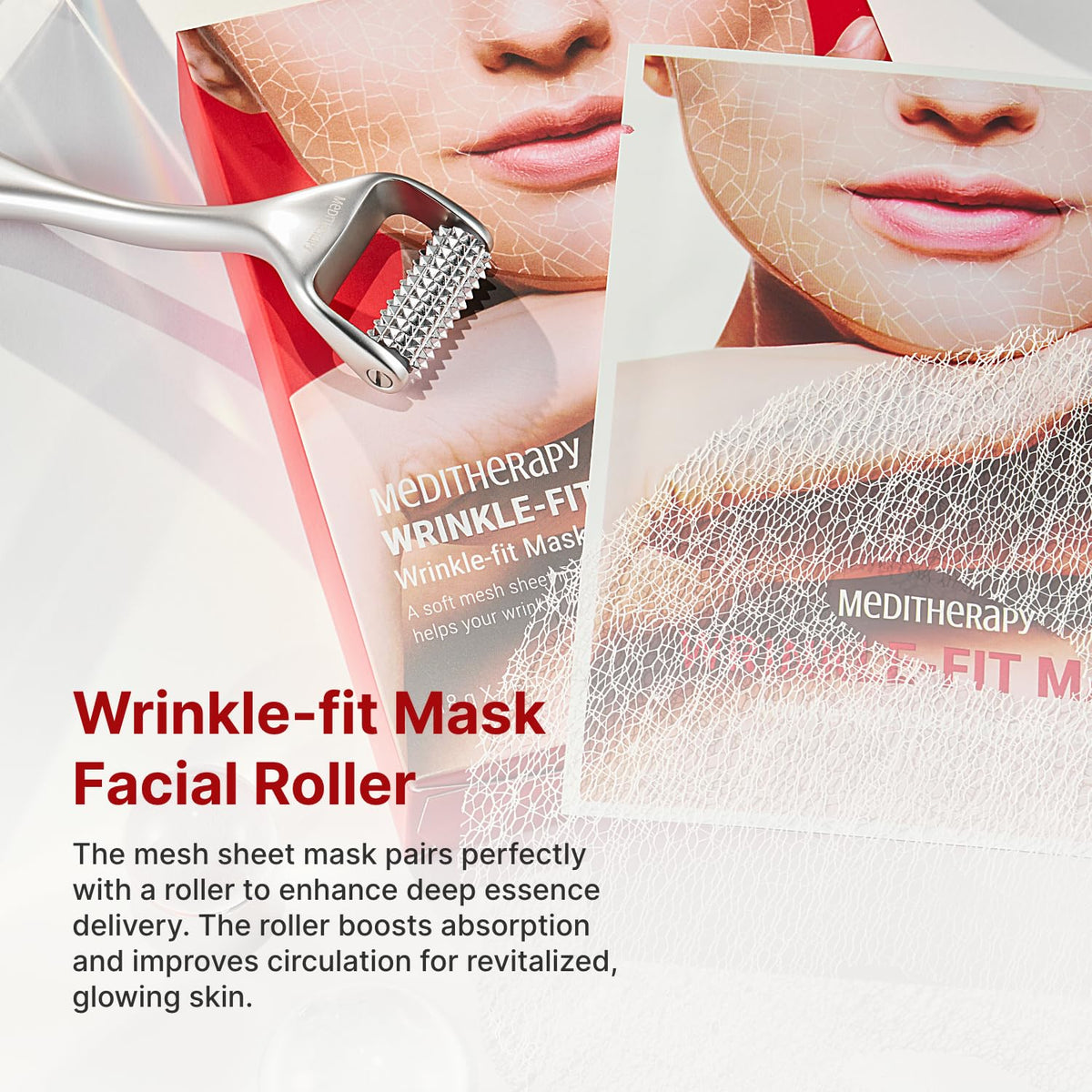 MEDITHERAPY Facial Roller side view with details