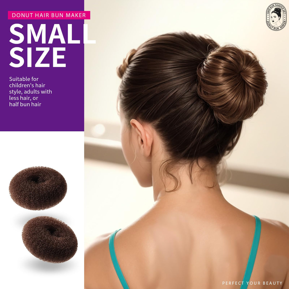 Medium and small donut bun makers from Teenitor
