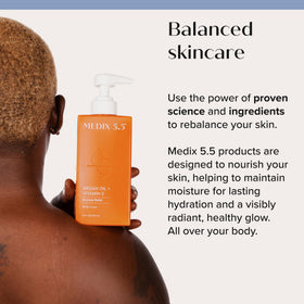 Medix 5.5 Argan Oil Cream application on skin