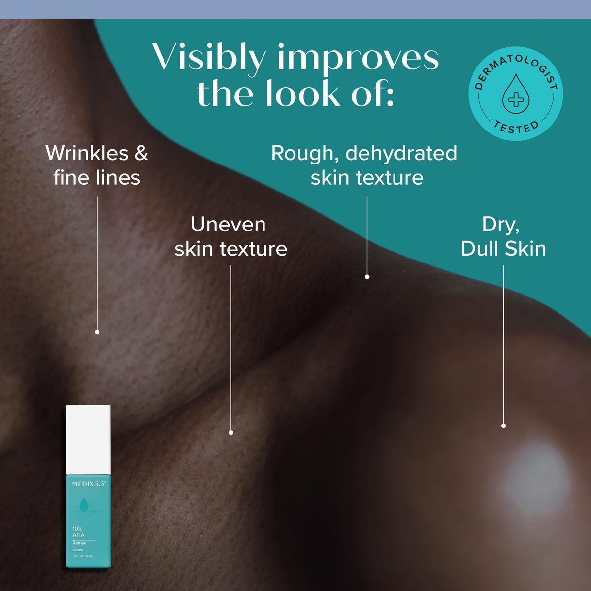 Medix 5.5 Exfoliating Face Wash with peppermint scent