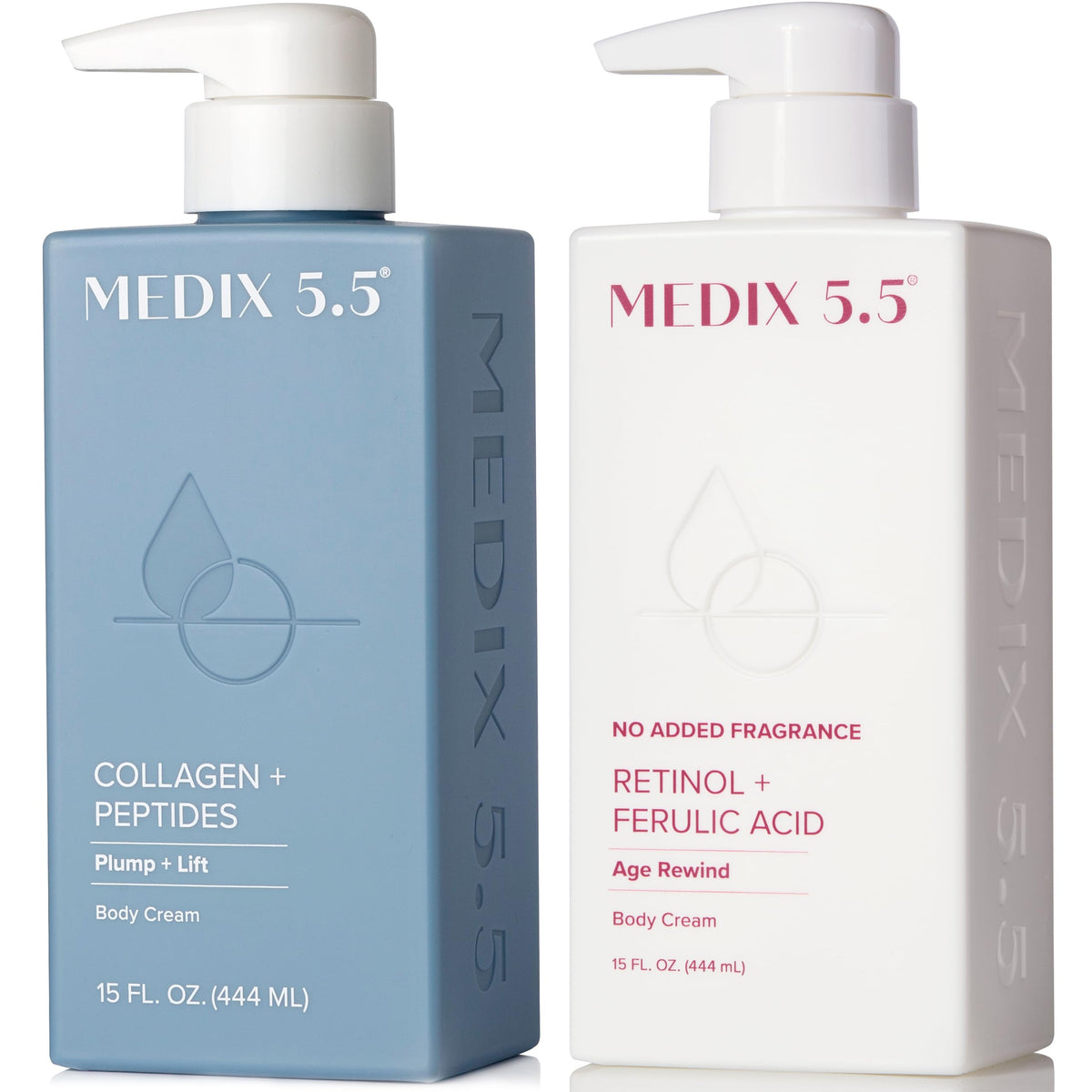 Medix 5.5 Fragrance Free Firming Retinol Body Lotion front view