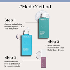 Medix 5.5 Niacinamide Face Moisturizer application on skin
