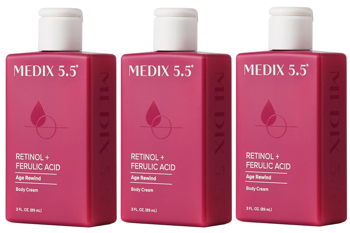 Medix 5.5 Retinol Body Lotion 3-Pack front view