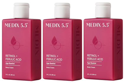 Medix 5.5 Retinol Body Lotion 3-Pack front view