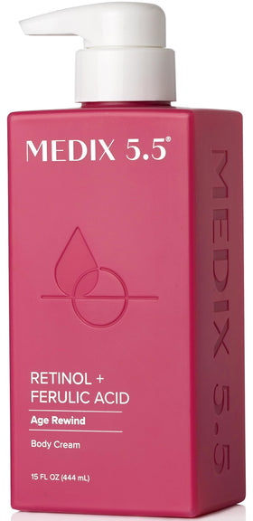 Medix 5.5 Retinol Body Lotion front view 15 Fl Oz