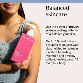 Medix 5.5 Retinol Body Lotion packaging details