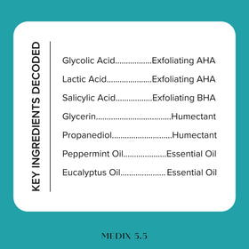 Medix 5.5 Retinol Lotion texture on skin