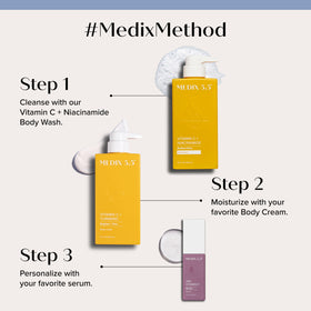 Medix 5.5 Vitamin C Body Lotion bottle front view