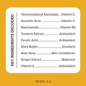 Medix 5.5 Vitamin C Cream application on skin