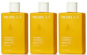 Medix 5.5 Vitamin C Cream Body Lotion 3oz front view