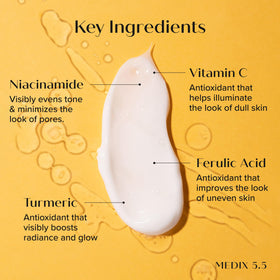 Medix 5.5 Vitamin C Cream texture close-up