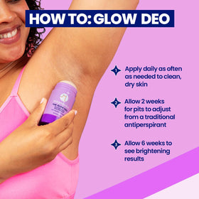 Megababe Glow Deo Lavender Mint ingredients list