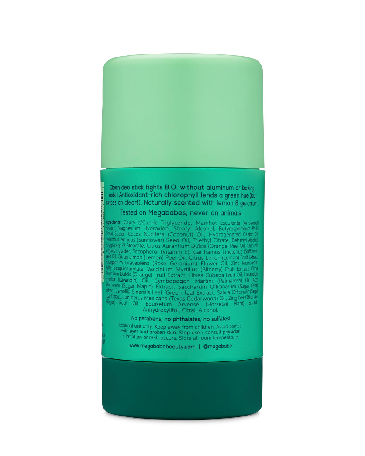 Megababe Green Deo Geranium Lemon lifestyle shot