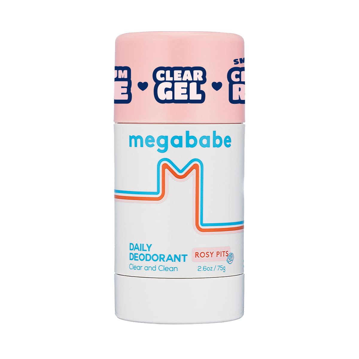 Megababe Rosy Pits Deo front view, 2.6 oz